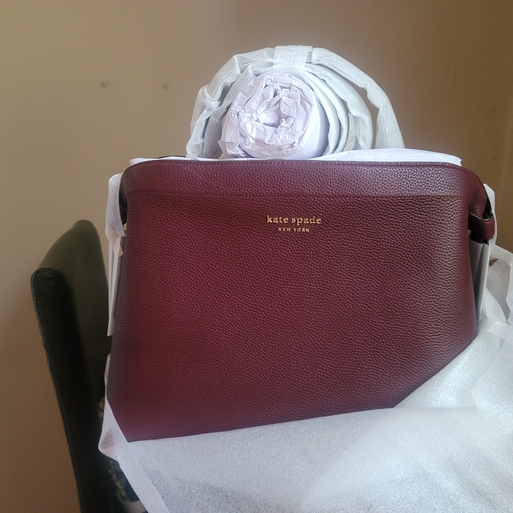 Kate Spade Burgundy Leather Bag